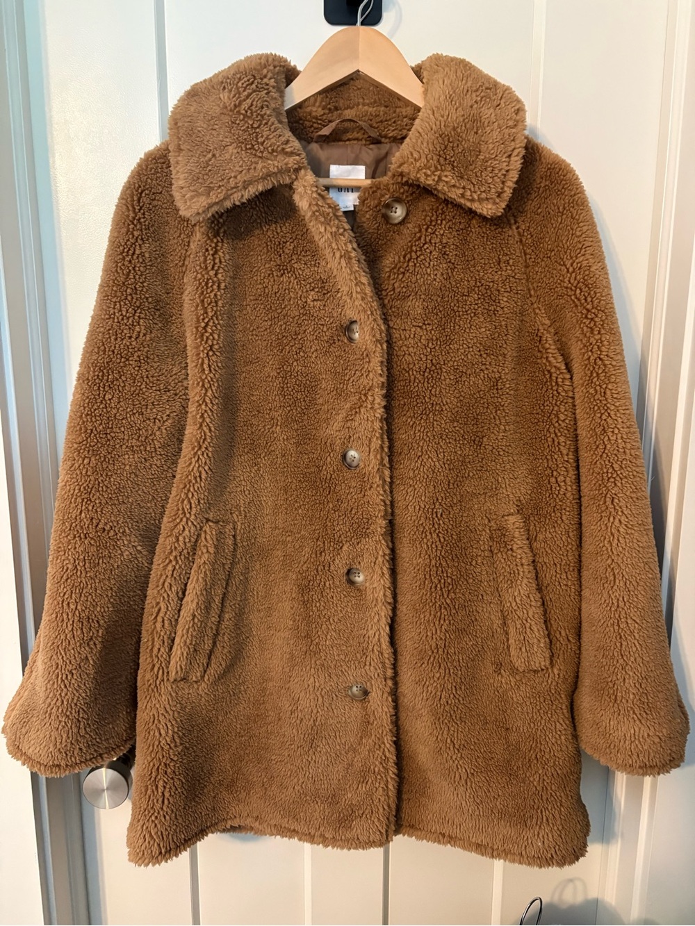 GAP Camel Teddy Faux-Sherpa Jacket